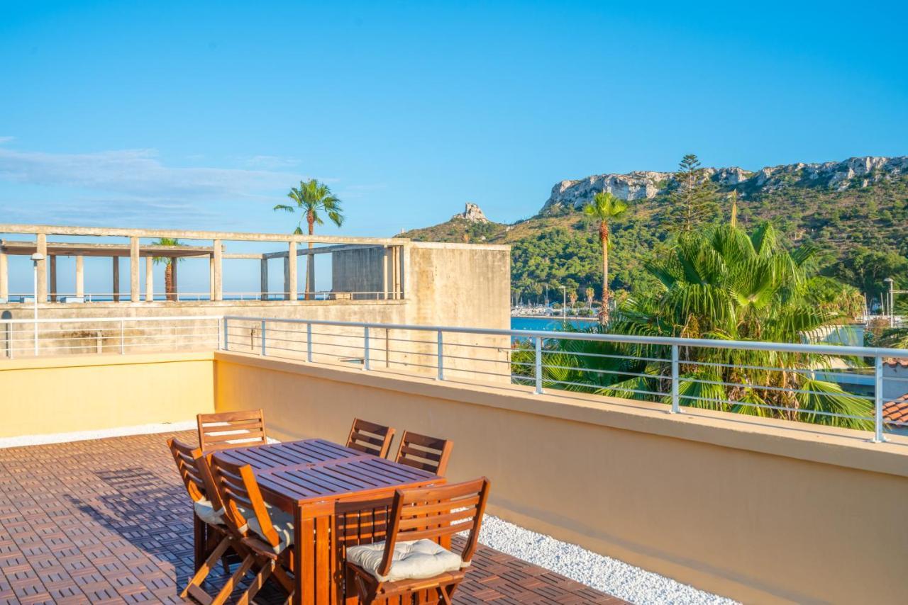Terrazza Sella Del Diavolo - Vista Mare - Wifi Ac Leilighet Cagliari Eksteriør bilde