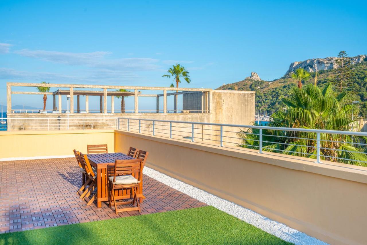 Terrazza Sella Del Diavolo - Vista Mare - Wifi Ac Leilighet Cagliari Eksteriør bilde